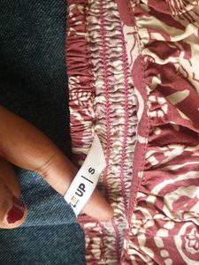 Floral Print Crop Top