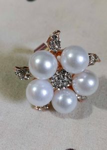 Beautiful Pearl Flower Design Ring