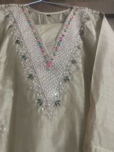 Golden Work Kurta Pyjama