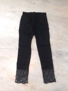 Black Sequin Detail pant