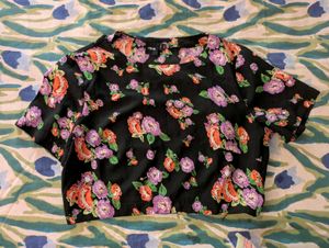 ASOS Floral Print Crop Top