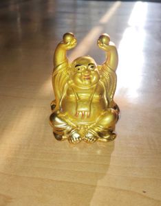 Golden Buddha Statue - Good Luck Charm