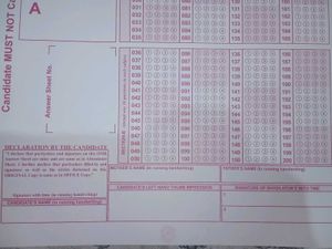 NEET OMR Answer Sheet (50 sheets )