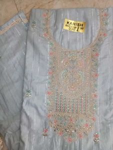 UNSTITCHED SALWAR KURTI FABRIC WITH DUPATTA