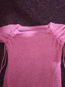 Pink Knit Top