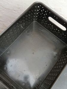 Plastic Medium Size Basket With Lid