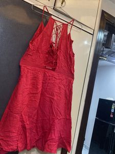 Red Mini Dress/ Perfect for christmas