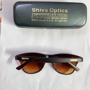 (Set Of 2) Stylish Brown Sunglasses