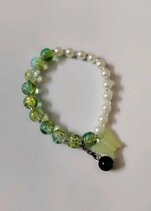 Green Beaded Bracelet