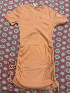 Peach Bodycon Dress