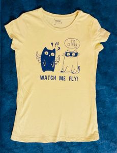 MAX - Cute Graphic Print Tee For 13-14 Yrs