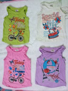 T Shirt For Girls 2 To 3 Years (1 Piece)