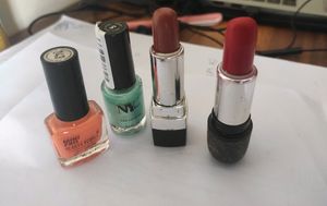 Combo Of 2 Lipstick &amp;  Nail Polish