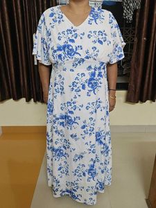 Floral Print Maxi Dress