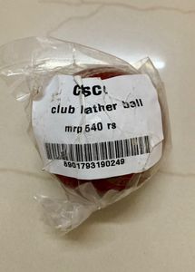 Cosco Leather Cricket Ball - Club