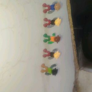 Anime Character Figures - Set of 5