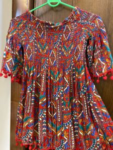 Printed Tunic Top