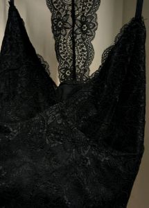 Amisu Black Lace Nightwear
