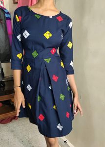 Women Traditional Embroidery Short Dress