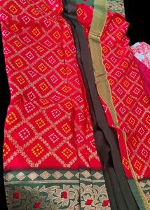 Elegant Red Patola Saree