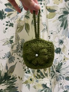 Crochet Flower Pouch 👝