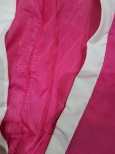 Pink Blazer with White Trim