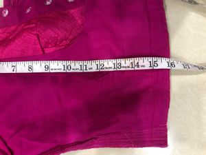 Yellow Saree With Blouse 5.5 Meter