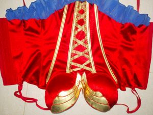 Red Burlesque Corset