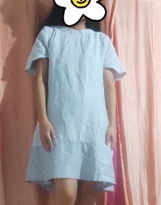 Bluish Grey Korean Unused Dress
