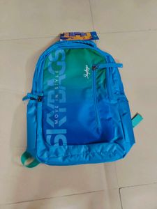 Skybags Blue And Green Unisex Bag With Tag