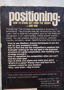 Positioning( The Battle For Your Mind) Book