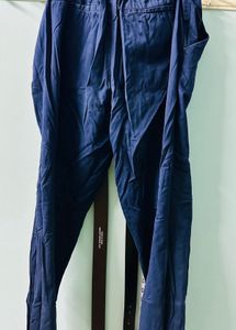 Navy Blue Casual Pants