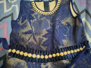 Elegant Blue Girls Dress