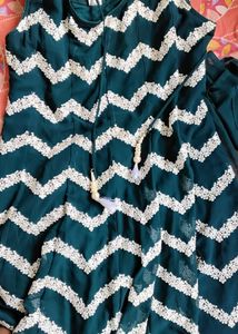 Sharara Salwar Set In Green
