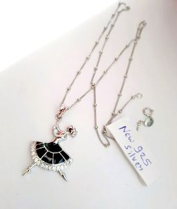 925 Silver Doll Pendant With Cz Stone Exclusive Imported