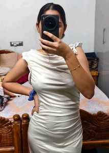 Elegant Ruched Maxi Dress