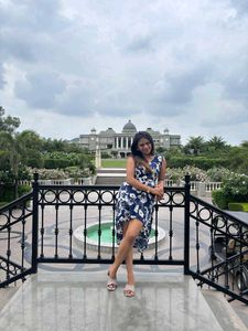 Floral Print Midi Dress