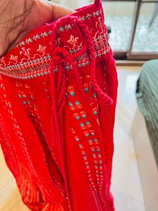 Magenta Ethnic Skirt