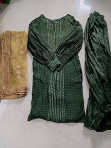 Green Afghani Dress