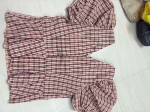Vintage Plaid Top