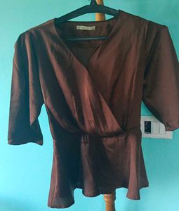 Satin Rich Fabric Elegant Top
