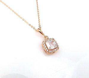 Anti Tarnish Square Pendent