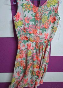 floral short dress