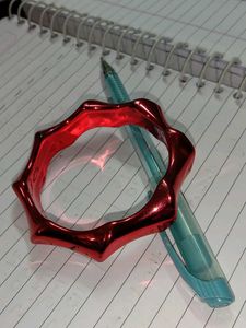 Red Petunia Bangle
