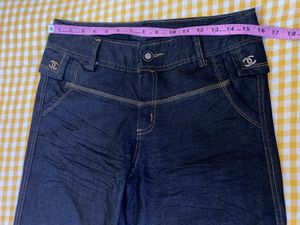 Chanel Vintage Wide Leg Denim Jeans Waist 30-32