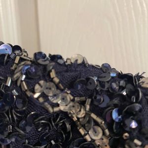 Elegant Navy Blue Maxi Dress