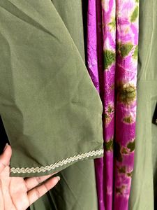 Olive Green Kurta Suit
