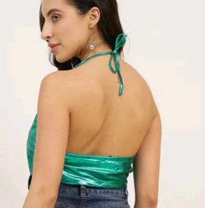 Emerald Green Halter Top