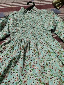 Floral Top With Beads
