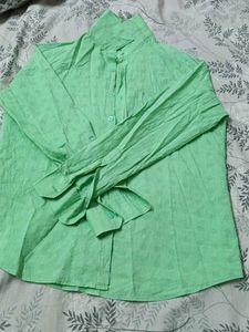 Green Colour Men Shirt